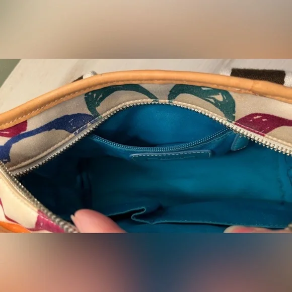 Coach Vintage Hampton Multicolor
Signature Mini Canvas Tote Bag - Picture 6 of 11